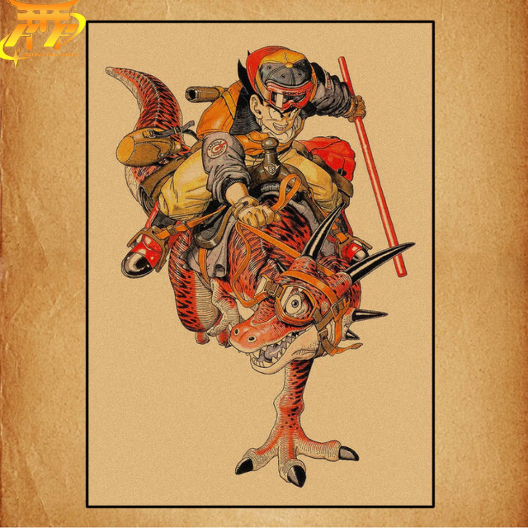 Goku Dinozaur Plakat - Dragon Ball Z™