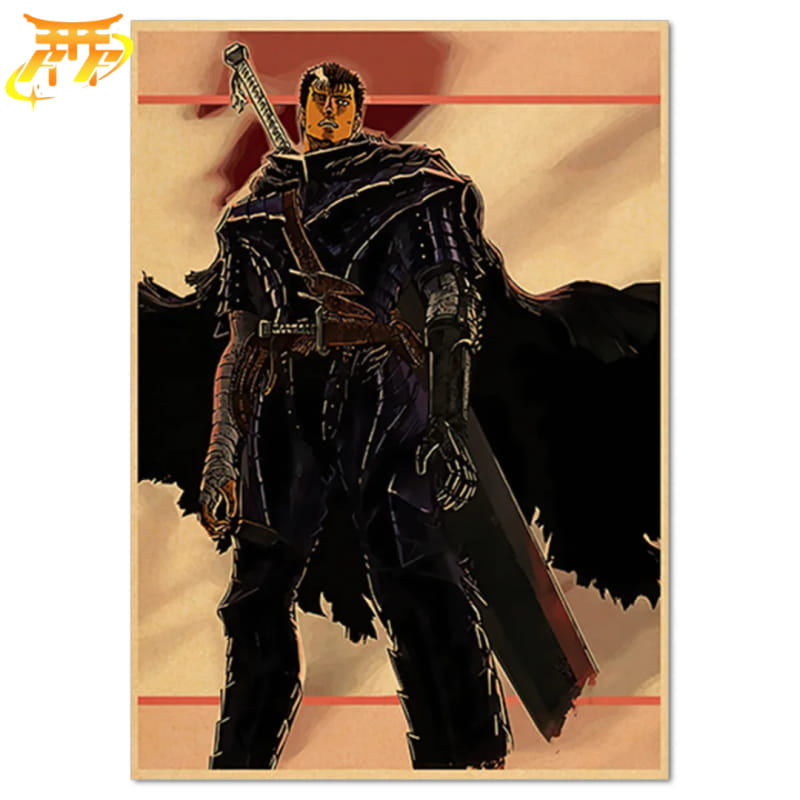 Guts Samotny Wojownik Plakat - Berserk™