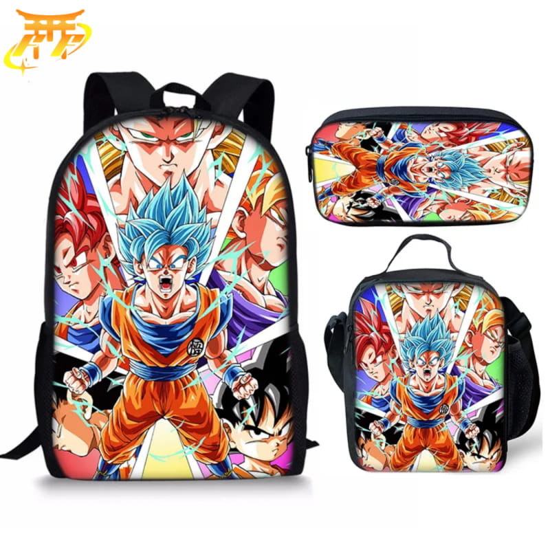 Les Transformations de Goku Plecak z Piórnikiem i Torbą - Dragon Ball Z™