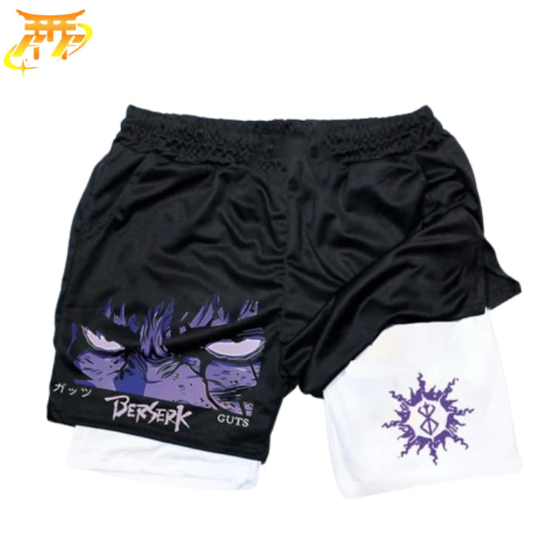 Marque du Sacrifice Czarne i Fioletowe Spodenki - Berserk™