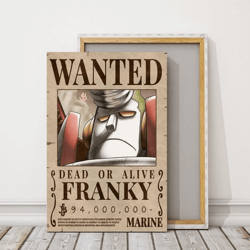 WANTED Franky Plakat - One Piece™