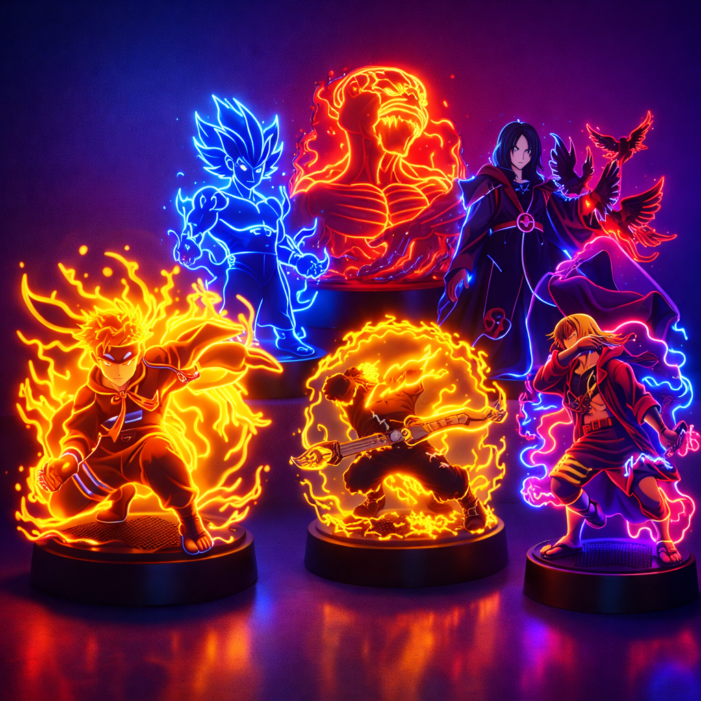 Lampki LED Anime