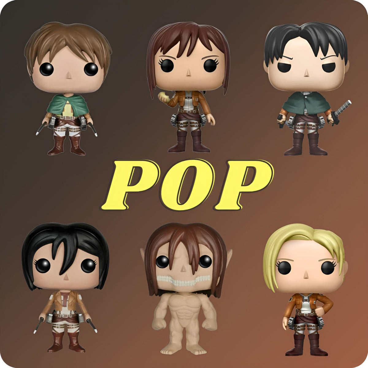 Figurki POP - Attaque des Titans