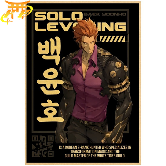 Baek Yoonho Plakat - Solo Leveling™