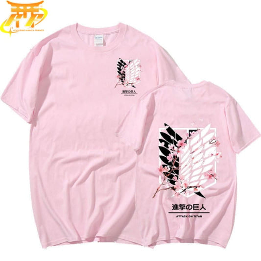 Batalion Eksploracji Różowy Koszulka - Attack on Titan™