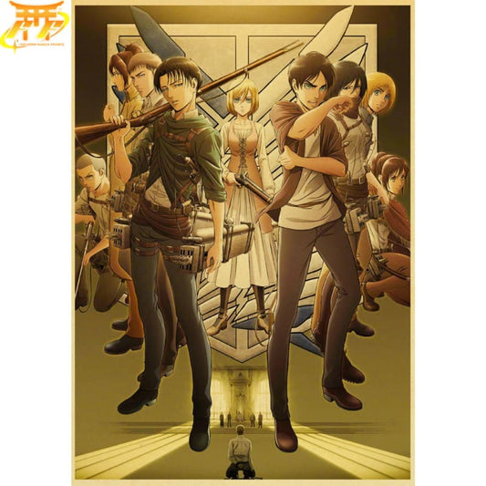 Batalion Eksploracji Sezon 2 Plakat - Attack on Titan™