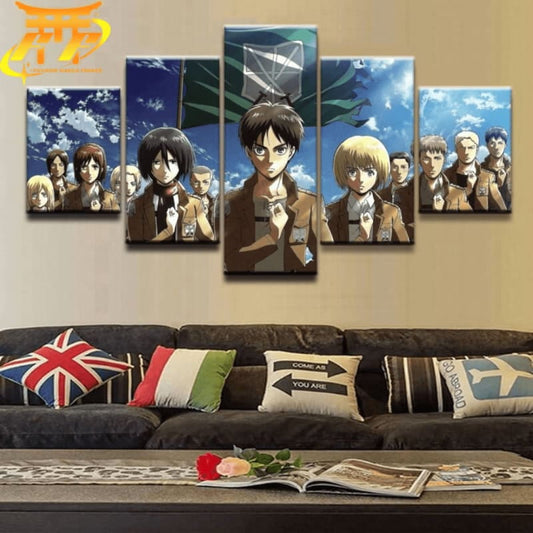 Batalion Zwiadowców Obraz w Ramie - Attack on Titan™
