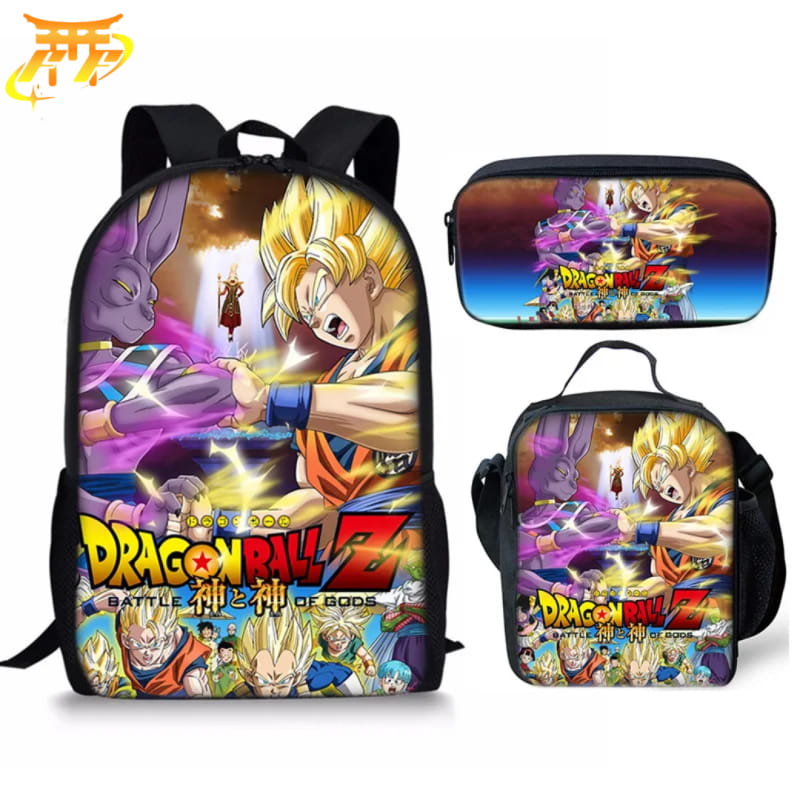 Bitwa bogów Plecak z Piórnikiem i Torbą - Dragon Ball Z™