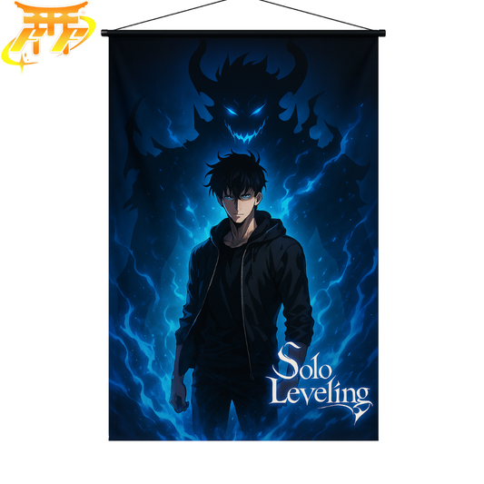 Cień Monarchy Sung Jinwoo Flaga - Solo Leveling™