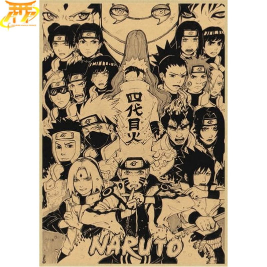 Czwarta Wielka Wojna Shinobi Plakat - Naruto™