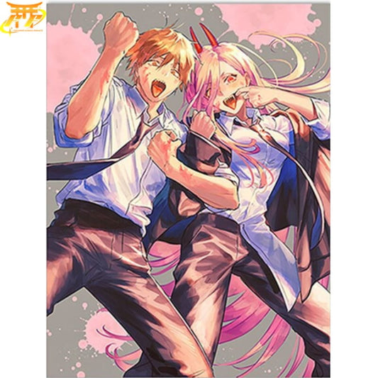 Denji x Power Plakat - Chainsaw Man™