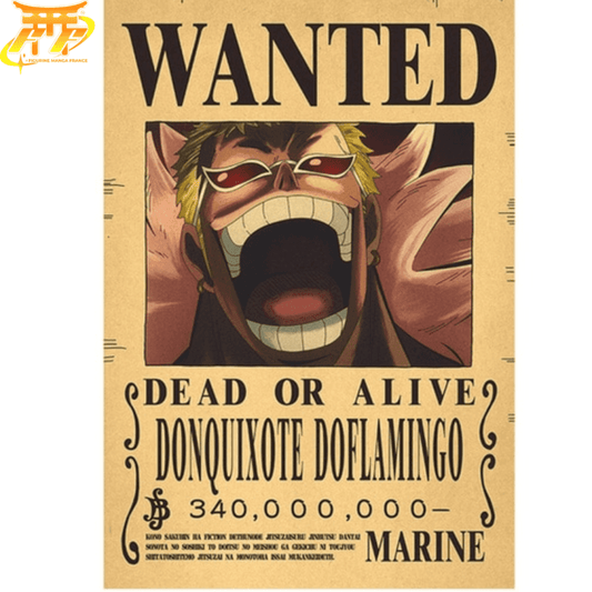 Doflamingo Poszukiwany Plakat - One Piece™