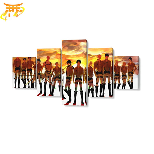 Dream Team Obraz w Ramie - Attack on Titan™