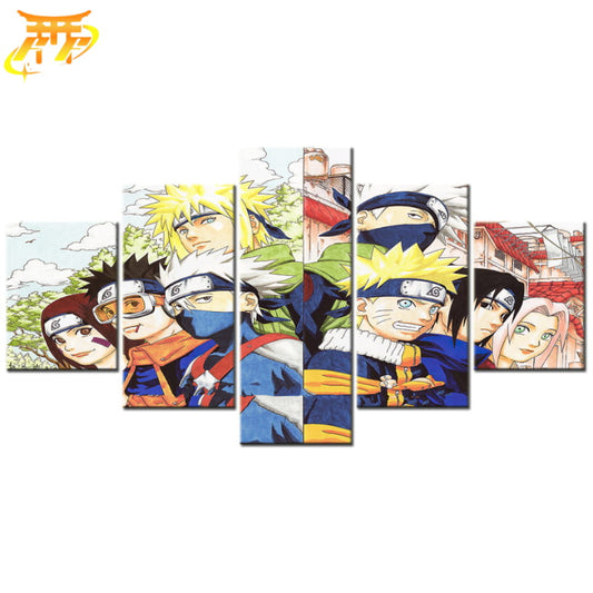 Equipe 7 1 i 2 Generacja Obraz w Ramie - Naruto Shippuden™