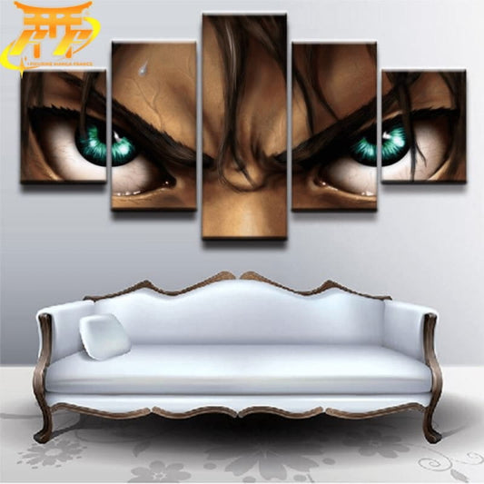 Eren Jäger Obraz w Ramie - Attack on Titan™