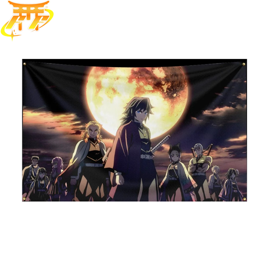 Filary Pod Krwawą Księżycem Flaga - Demon Slayer™