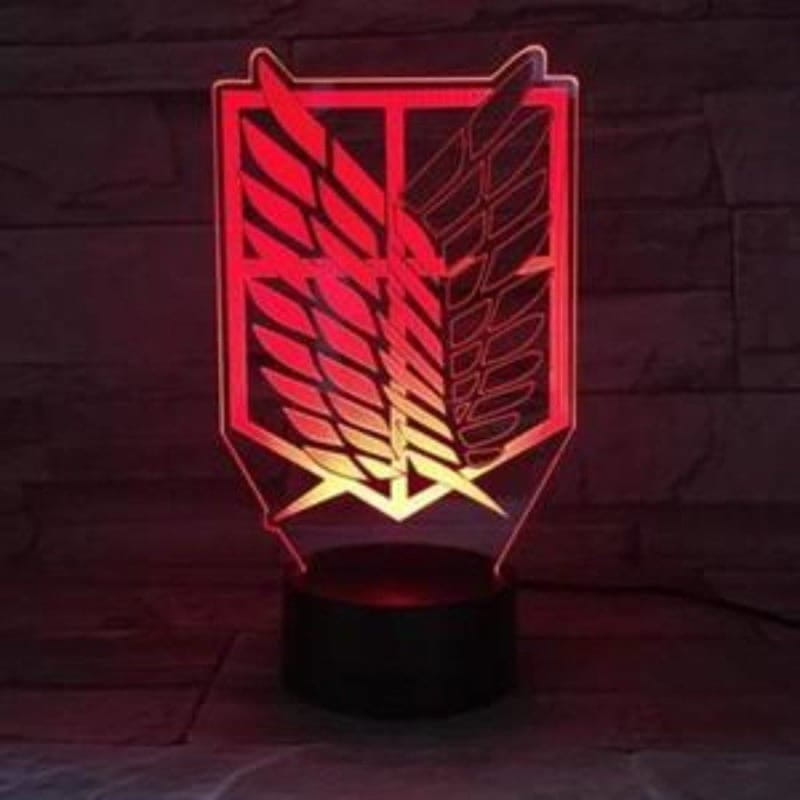 Godło Brygady Zwiadowców Lampka LED - Attack on Titan™
