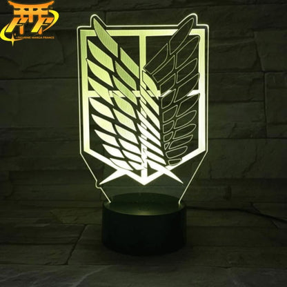 Godło Brygady Zwiadowców Lampka LED - Attack on Titan™