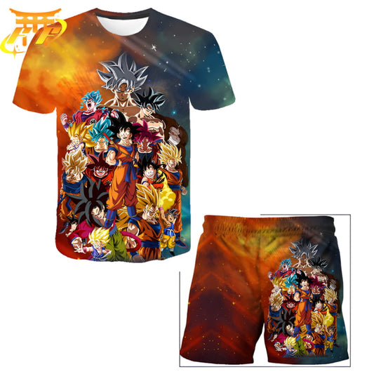 Goku's Transformations Piżama - Dragon Ball Z™