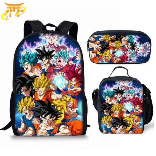 Goku's Transformations z piórnikiem i torbą Plecak - Dragon Ball Z™
