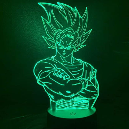 Goku SSJ Różowy Lampka LED - Dragon Ball Z™