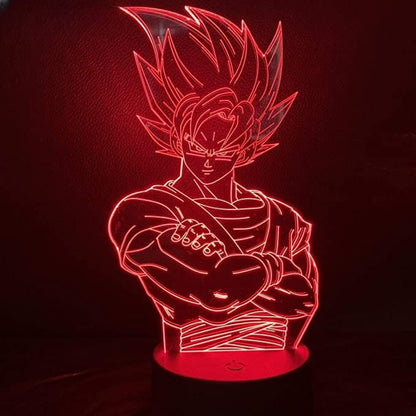 Goku SSJ Różowy Lampka LED - Dragon Ball Z™