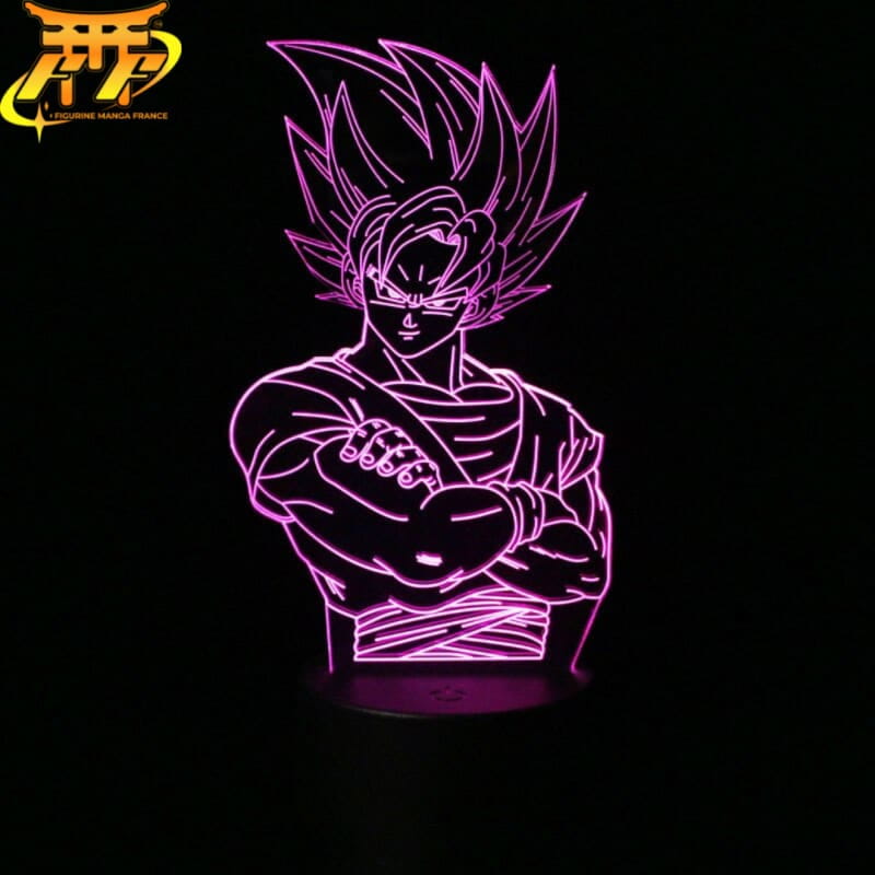 Goku SSJ Różowy Lampka LED - Dragon Ball Z™