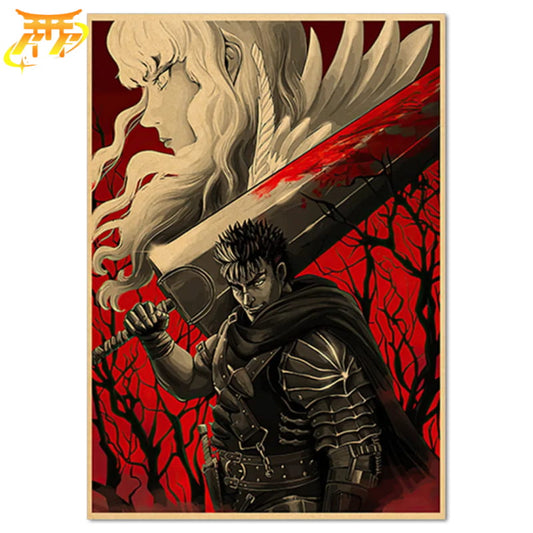 Guts et Griffith Smutna Przyjaźń Plakat - Berserk™