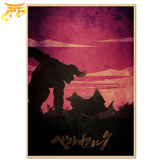 Guts przeciwko Zodd Plakat - Berserk™