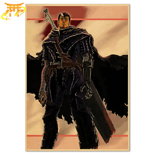Guts Samotny Wojownik Plakat - Berserk™