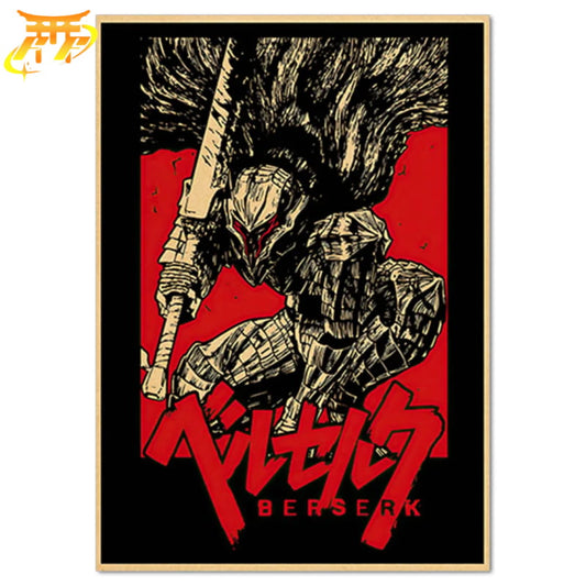 Guts Szalony Pies Plakat - Berserk™