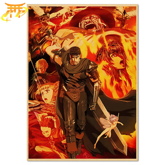 Guts Zemsta Wojownika Plakat - Berserk™
