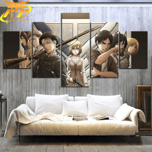 Historia i jej przyjaciele Obraz w Ramie - Attack on Titan™