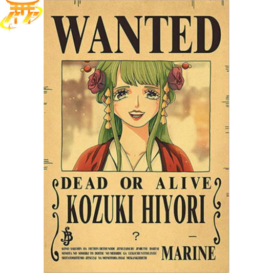 Hiyori Poszukiwany Plakat - One Piece™