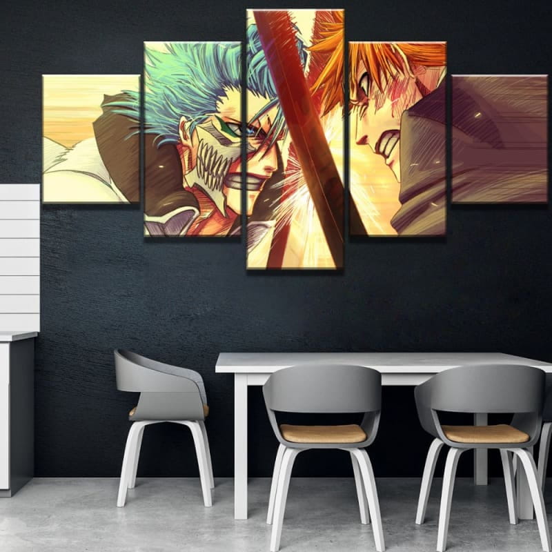 Ichigo vs Grimmjow Obraz w Ramie - Bleach™
