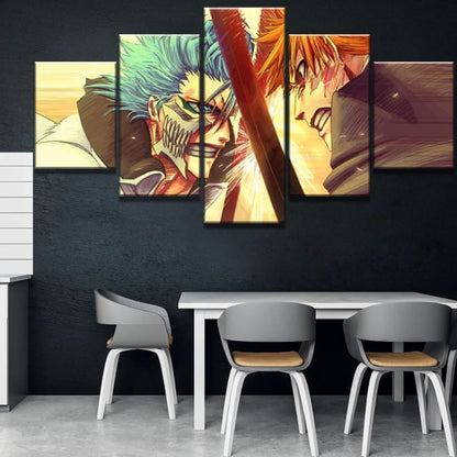 Ichigo vs Grimmjow Obraz w Ramie - Bleach™