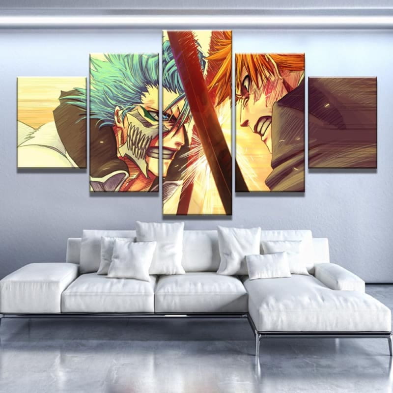 Ichigo vs Grimmjow Obraz w Ramie - Bleach™
