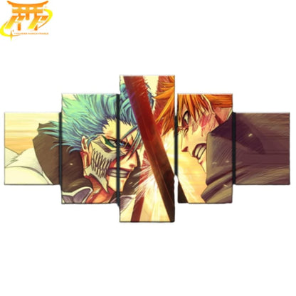 Ichigo vs Grimmjow Obraz w Ramie - Bleach™