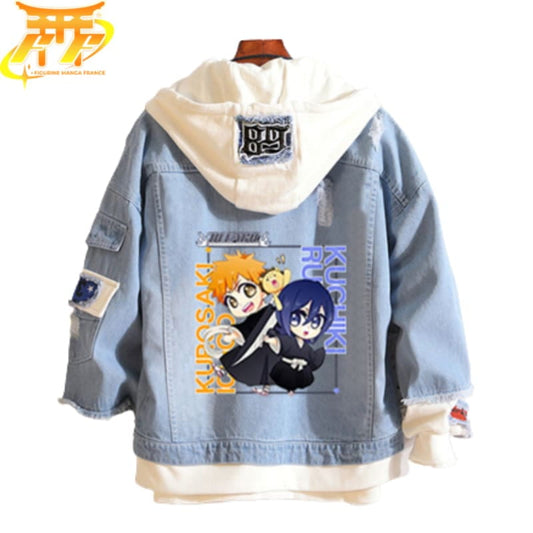 Ichigo x Rukia Dżinsowa Kurtka - Bleach™
