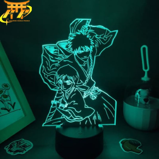 Ichigo z Rukią Lampka LED - Bleach™