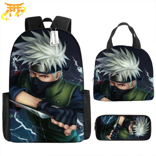Kakashi Hatake Plecak z Piórnikiem i Torbą - Naruto Shippuden™
