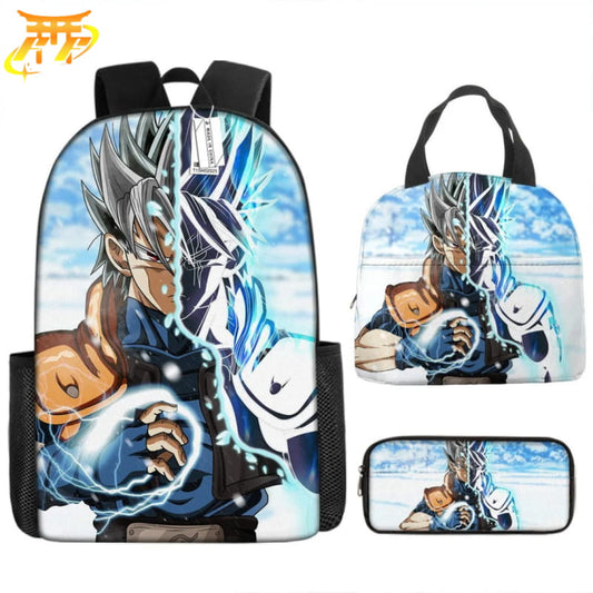 Kakashi x Vegeta DBGT Plecak z Piórnikiem i Torbą - Naruto Shippuden™