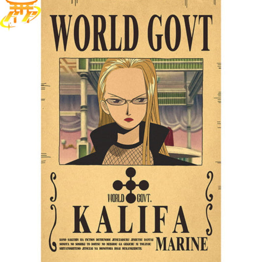 Kalifa Wanted Plakat - One Piece™