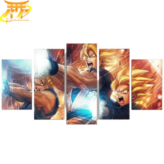 Kamehameha Ojca Synów Obraz w Ramie - Dragon Ball Z™