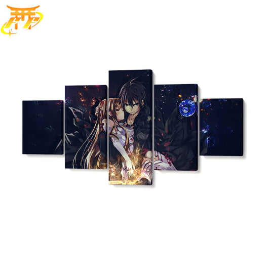 Kirito & Asuna Obraz w Ramie - Sword Art Online™