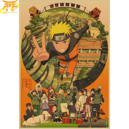 Konoha Family Plakat - Naruto™