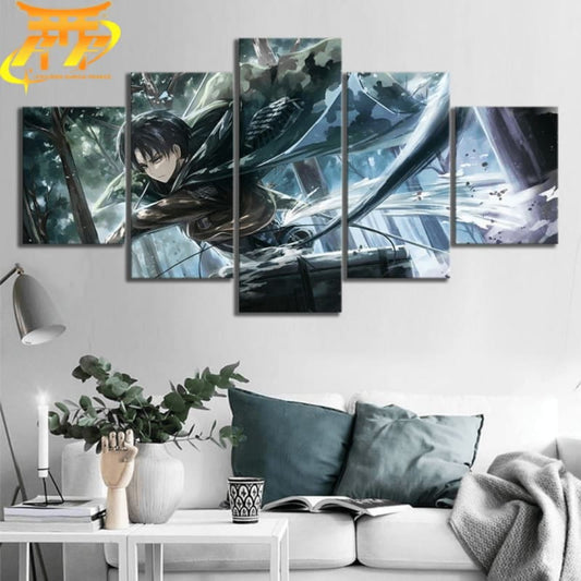 Livaï Ackerman Obraz w Ramie - Attack on Titan™
