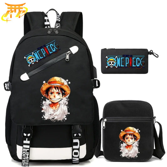 Luffy Plecak z Piórnikiem i Torbą - One Piece™