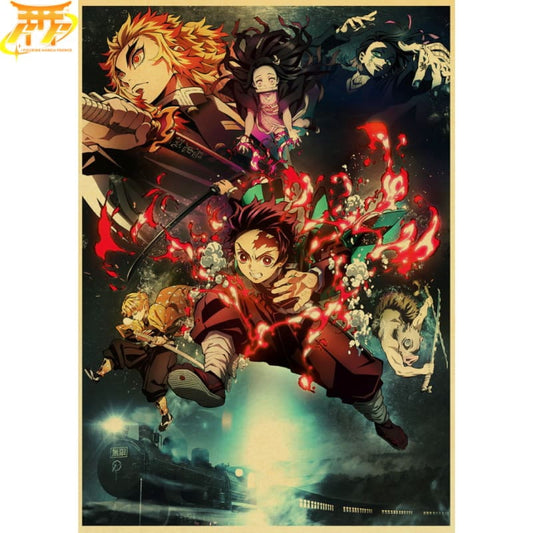 Łuk Pociągu Piekła Plakat - Demon Slayer™