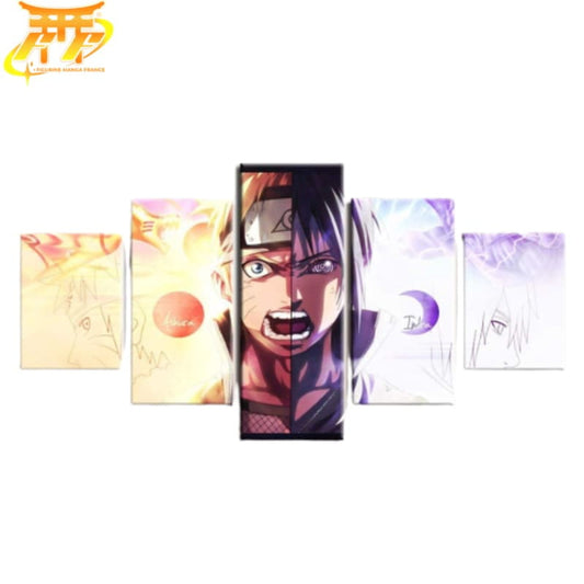 Naruto i Sasuke Obraz w Ramie - Naruto Shippuden™
